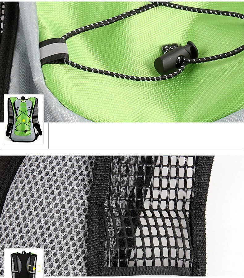 Hydration Pack + 2L Water Bag Hiking Camping Bicycle Backpack Bladder Cycling