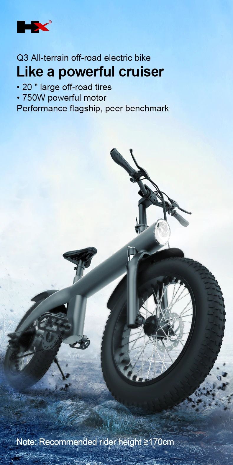 Electric Bike with Rear Spring shock Absorber
