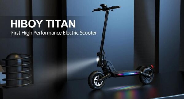 Titanium G2 pro electric foldable off-road electric scooter with disc mechanical brake - Image 9