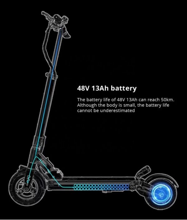 Electric scooter Kugoo Kirin X1 a premium quality scooter 600W Power & 1 Year Warranty - Image 8