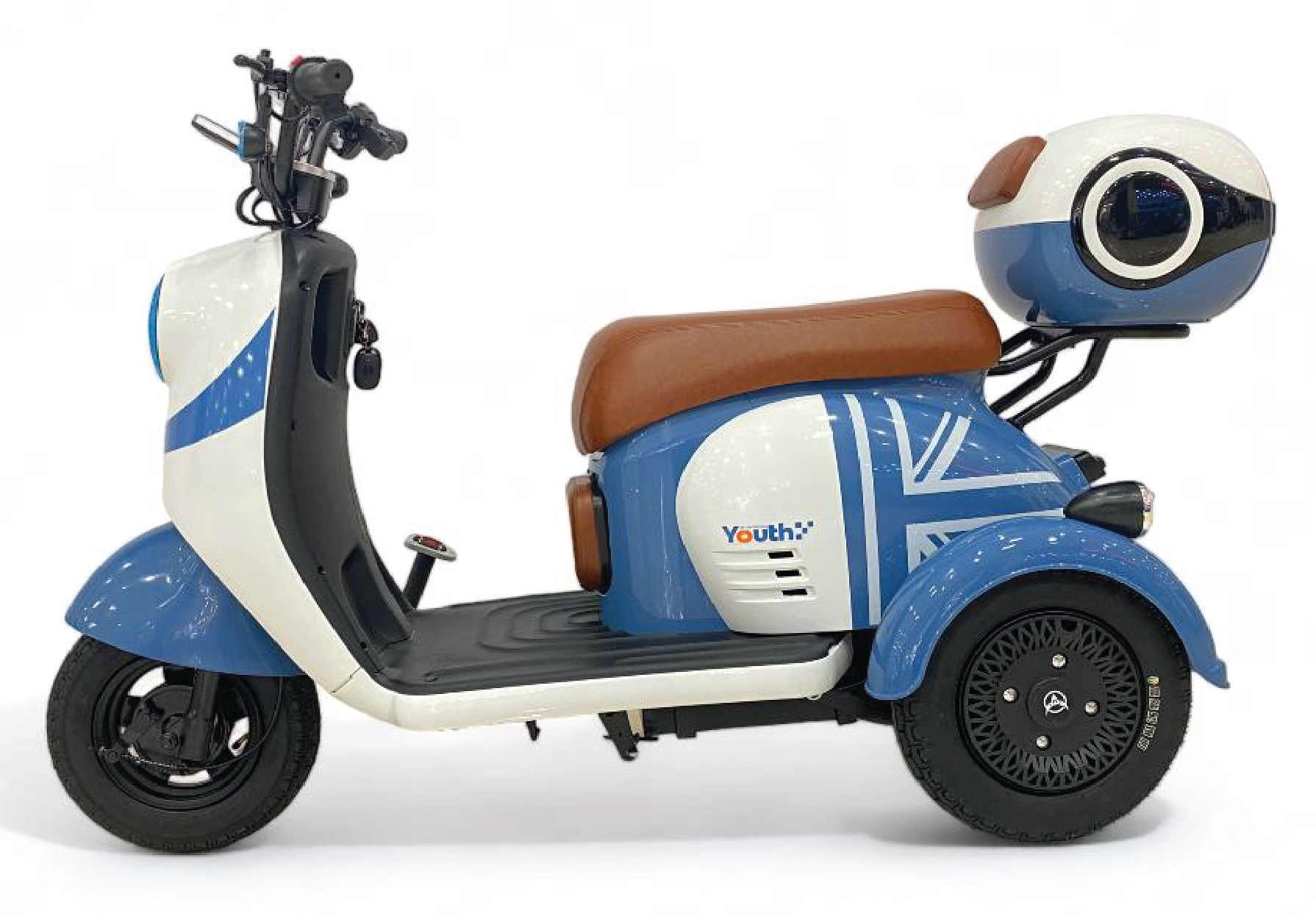 X3A – 3 Wheels Electric Motor 1200W, 60V – 20Ah [Orange, Red, Pistachio]