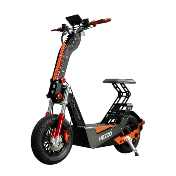 Electric Scooter Honey Whale F8 Black-Red - Image 6